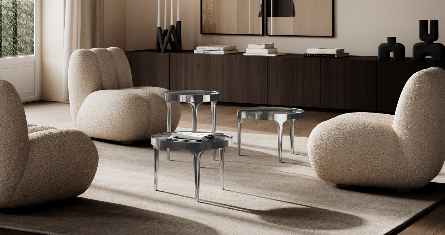 Phantom Low Side Table