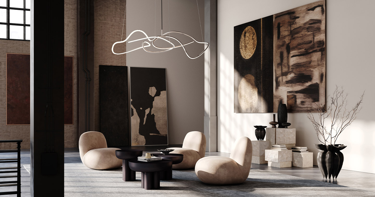 Ghost Chandelier - Chrome