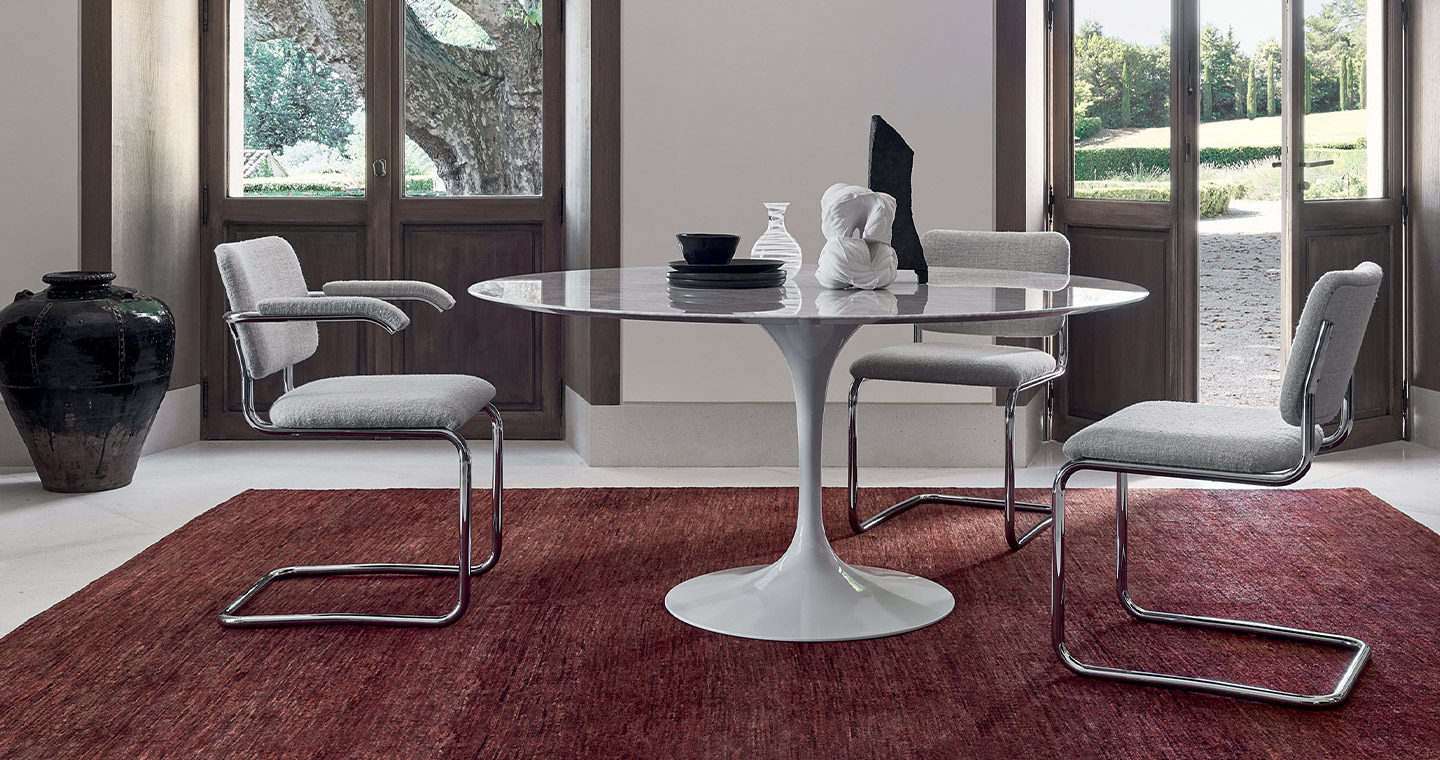 Cesca Chair with Arms - Fully Upholstered