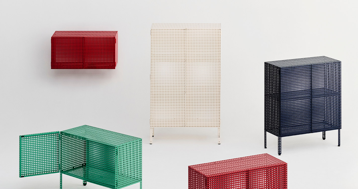 Perforated Cabinet Wall