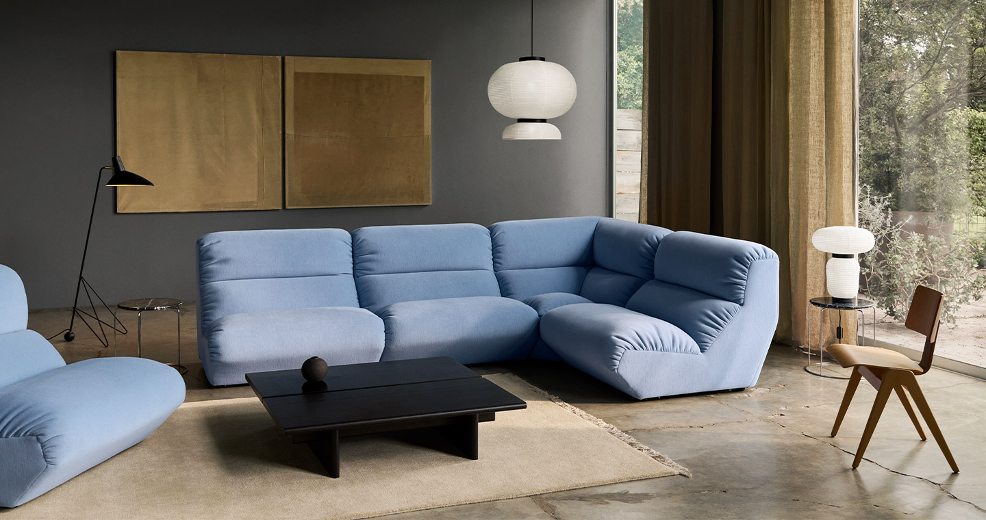 AV54 AV55 Hi Lo Corner Modular Sofa - Configuration C