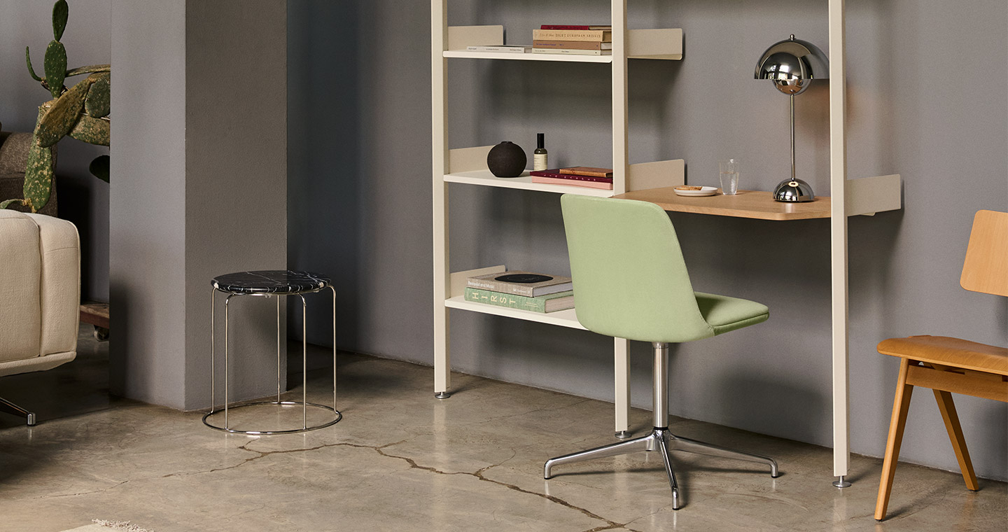 IF2 Rombe Shelving System - Full Bay Desk