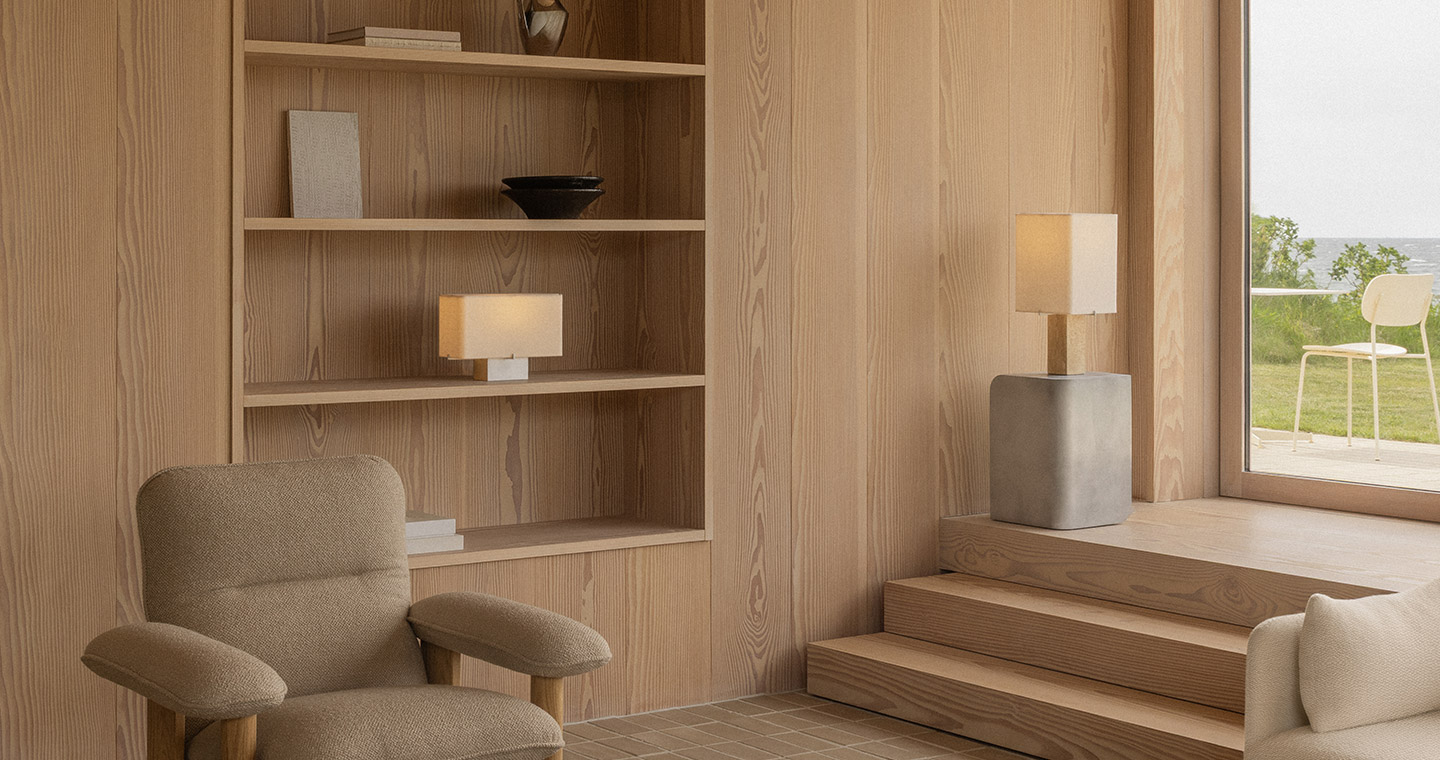 Nonna Table Lamp with Aluminium Base