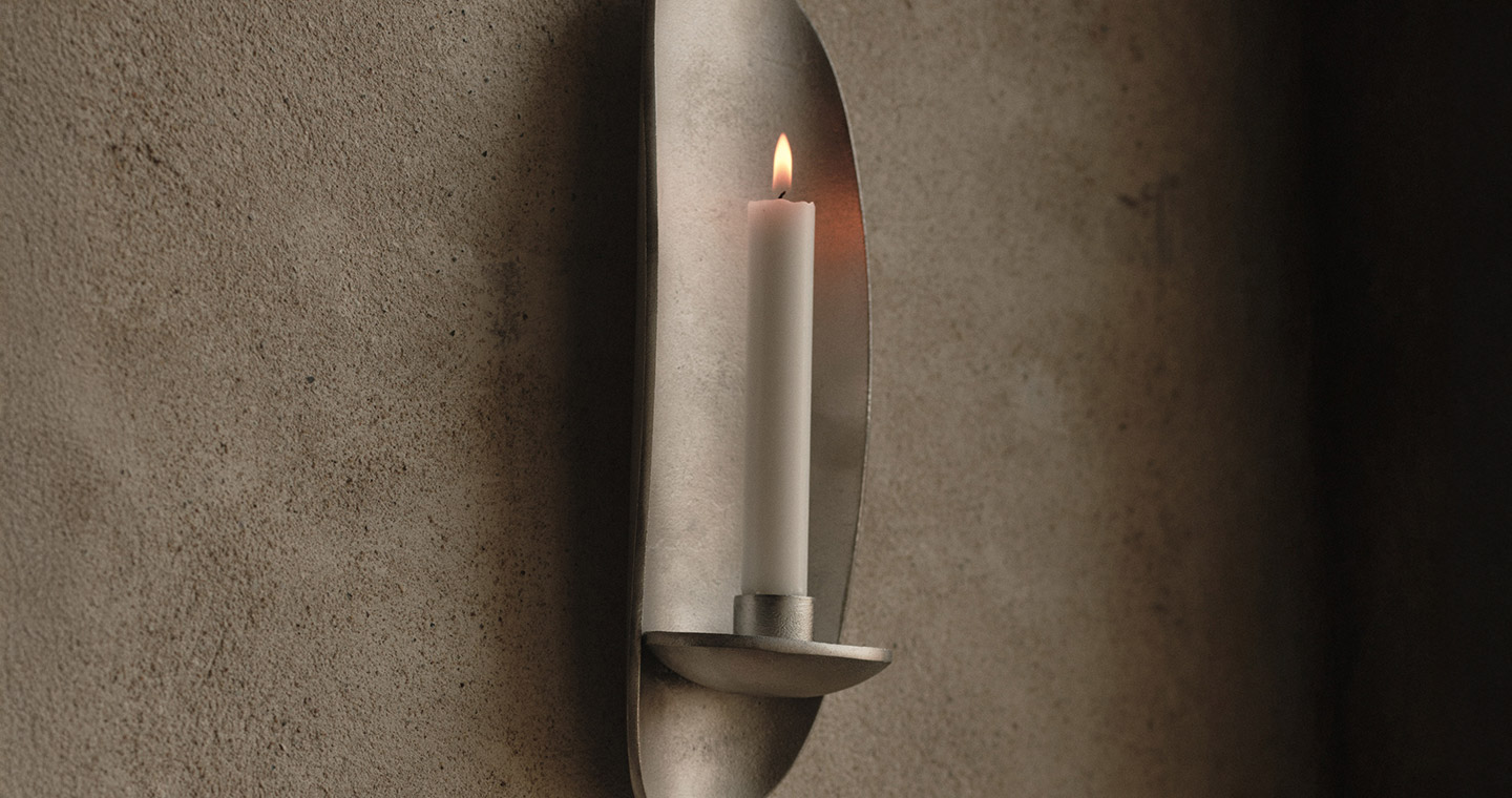 Agapé Wall Candle Holder
