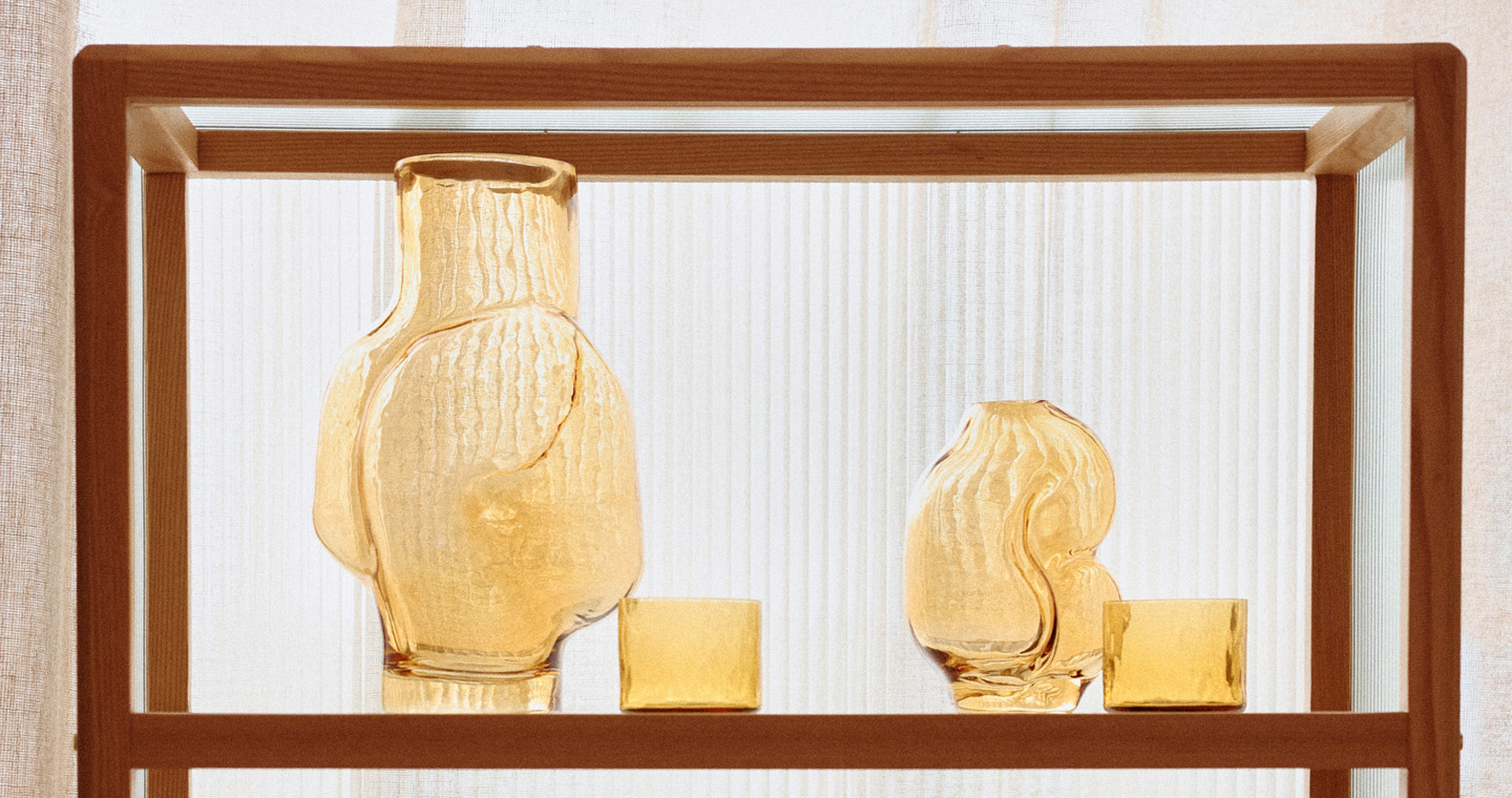 Gleam Glass High Vase