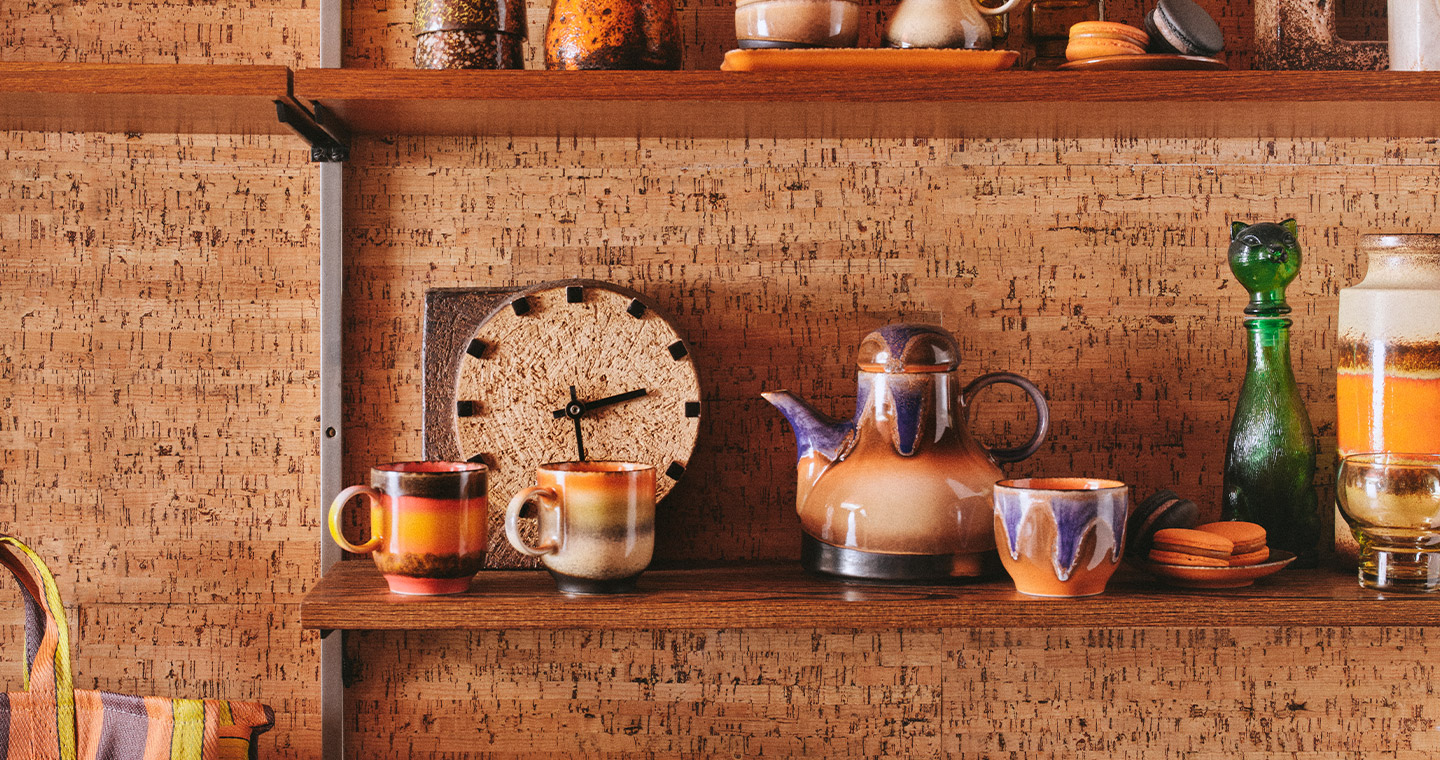 70s Ceramics: Cafe Mug