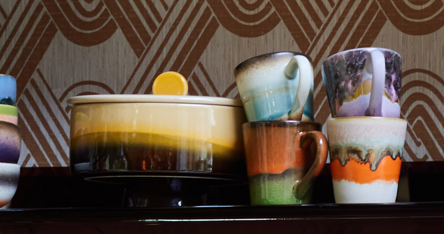 70s Ceramics: Cappuccino Mug
