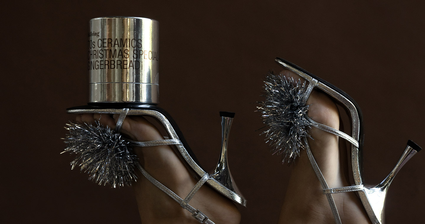 70s Ceramics: Christmas Special Candle