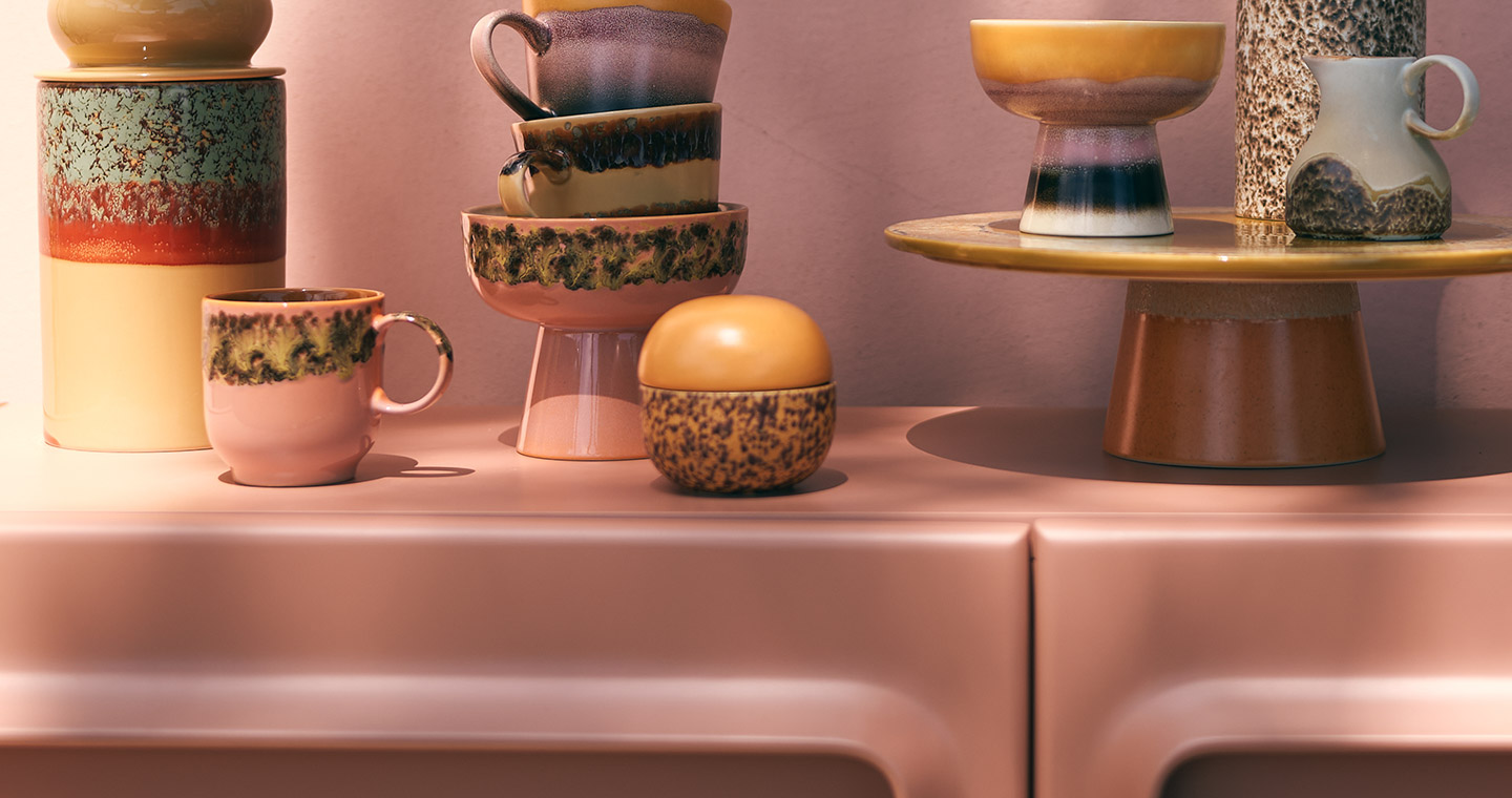 70s Ceramics: Sugar Pot