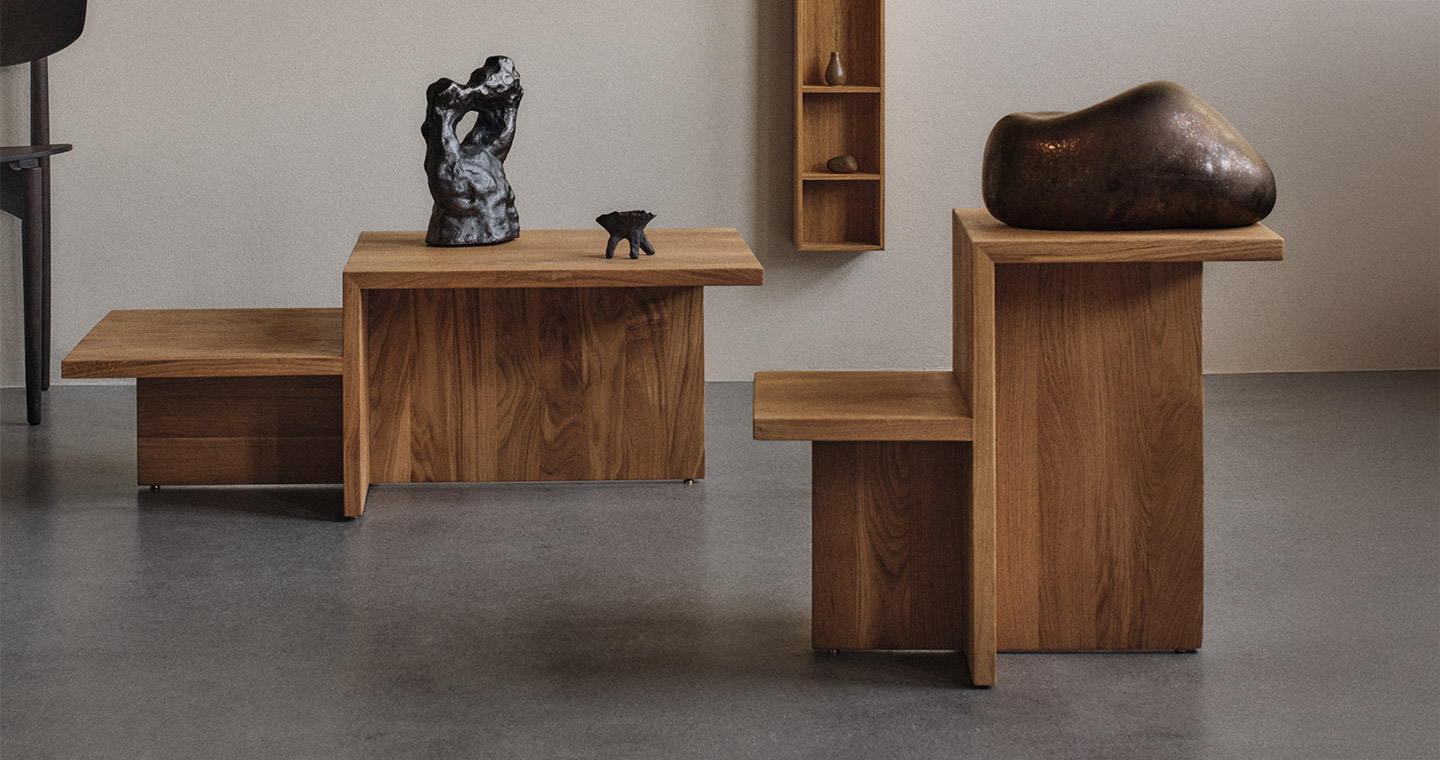 Distinct Side Table - Natural Oak