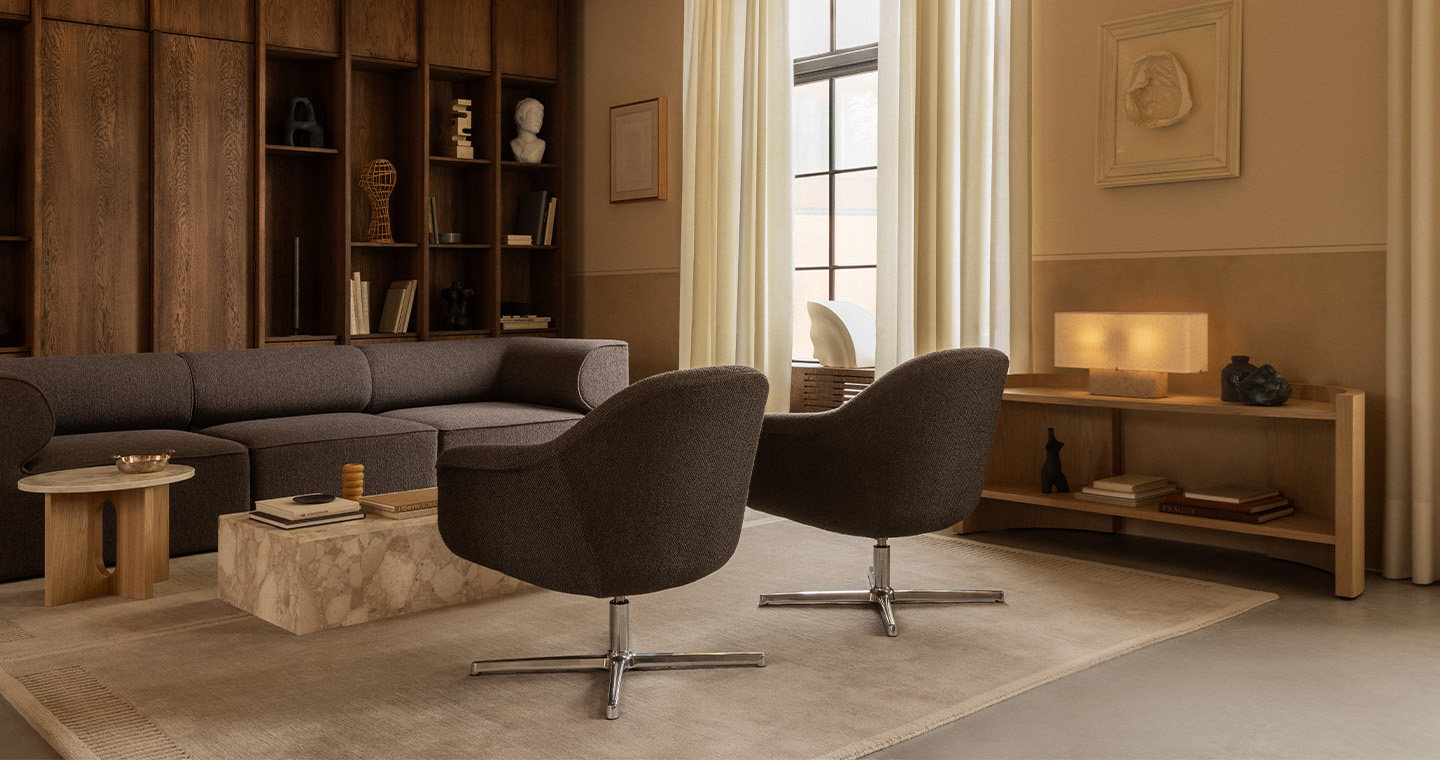 Harbour Swivel Lounge Chair - Star Base