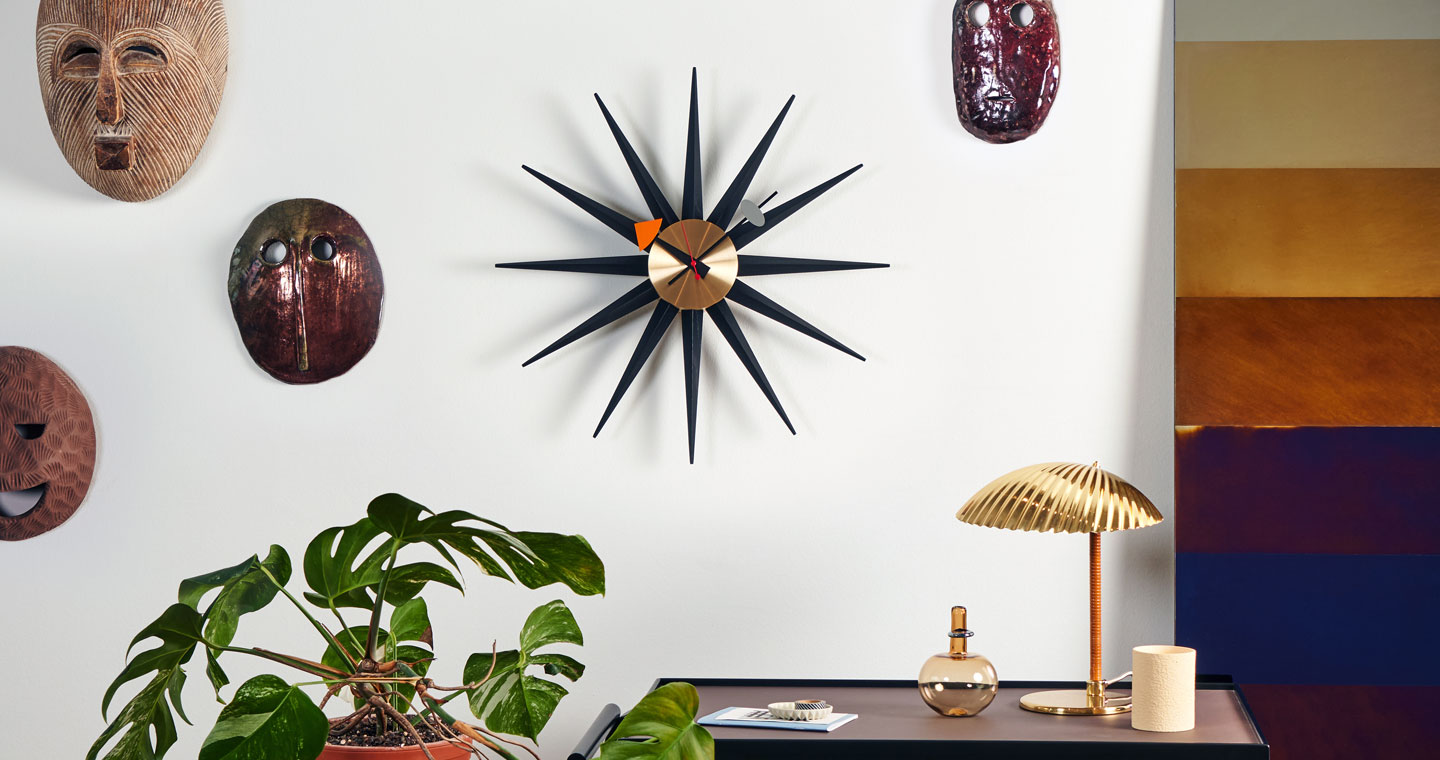 Sunburst Wall Clock