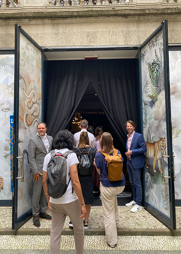 Walking into the Moooi exhibition at Milan Design Week