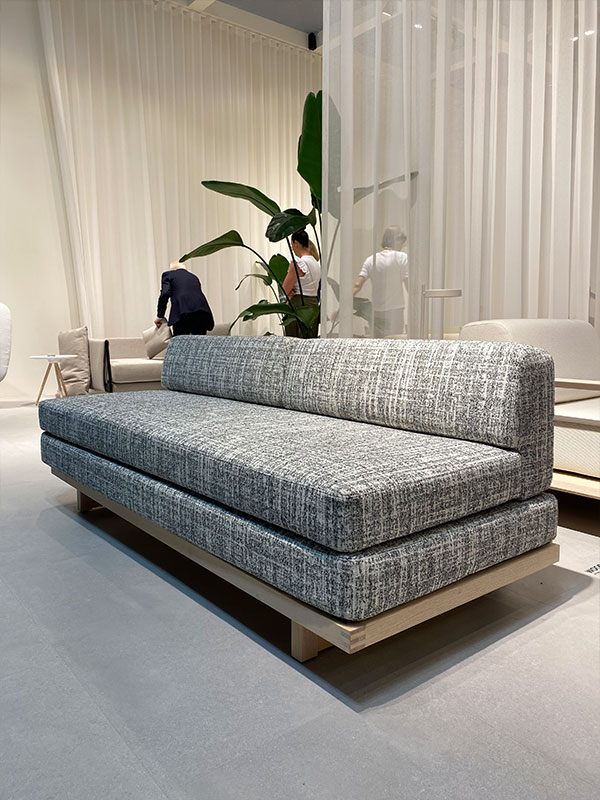 The Softline Zenzo Sofa bed at Milan Design week
