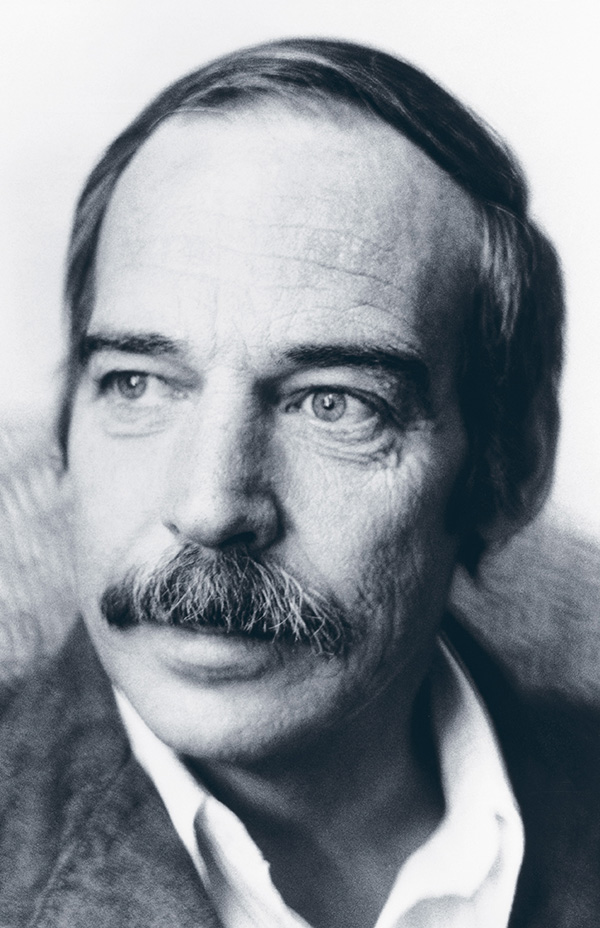 A black and white photo of Poul Kjaerholm