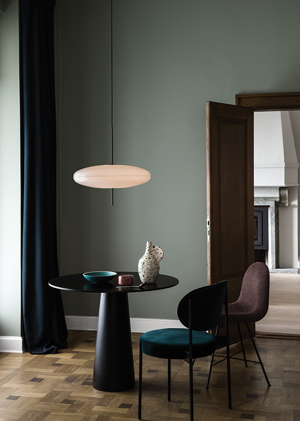 Astep Model 2065 suspension light, designed by Gino Sarfatti