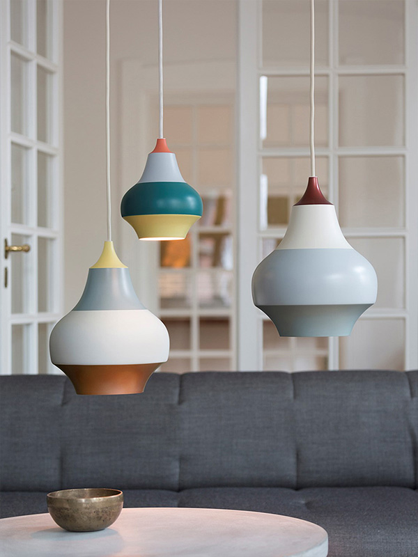 Cluster of Louis Poulsen Cirque Pendant Lights