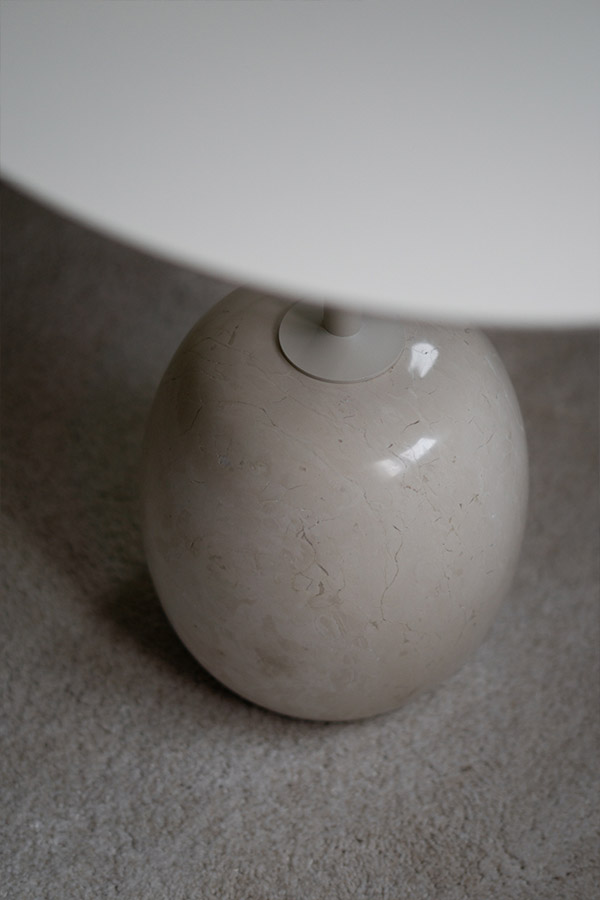 A close up of the Lato side table from andtradition