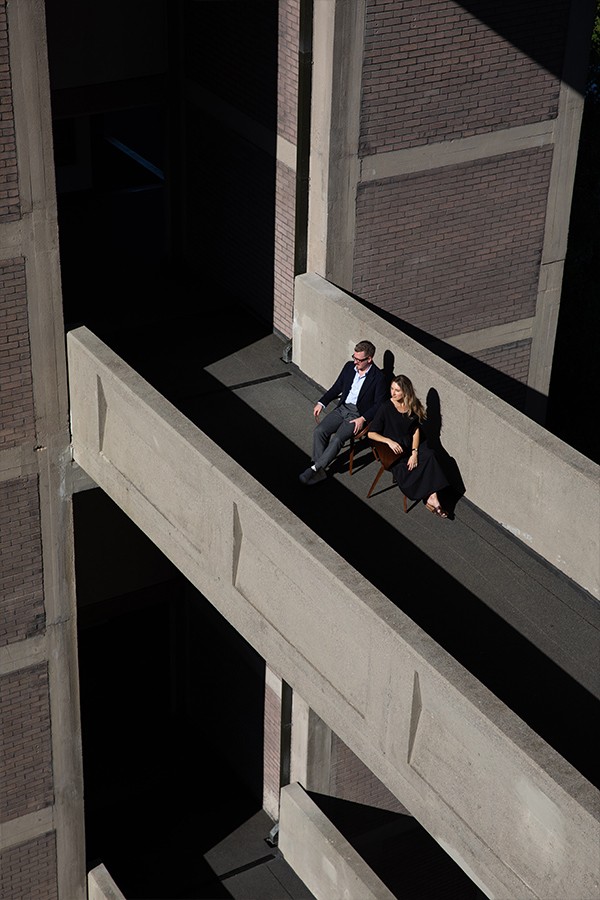 Cherner Chair with Park Hill back drop