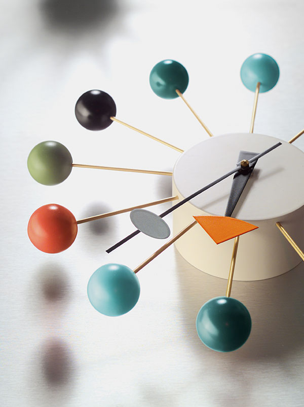 Detail of a Vitra George Nelson Ball Clock