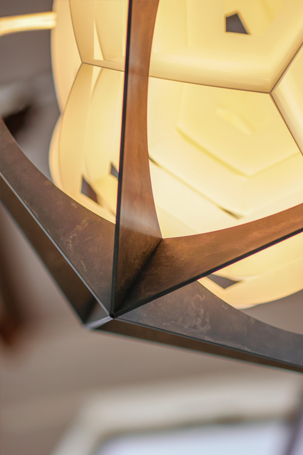 Detail of the OE Quasi Pendant Light