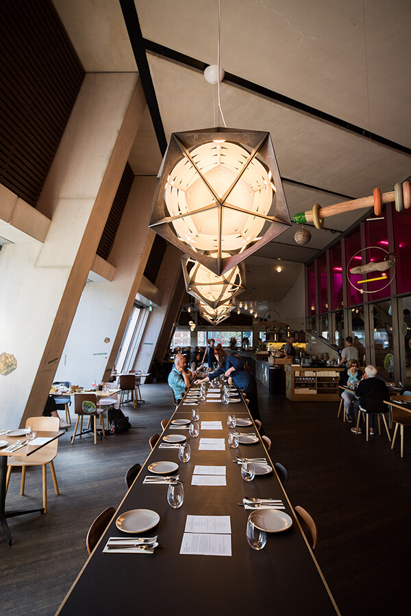 OE Quasi Pendant Lights inside the Tate Modern Terrace Bar