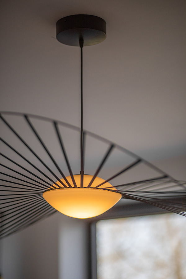 A close up of the Petite Friture Vertigo Nova Pendant Light