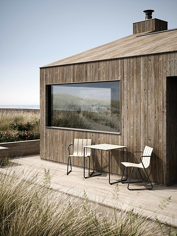 Mater ocean outdoor furniture near the beach