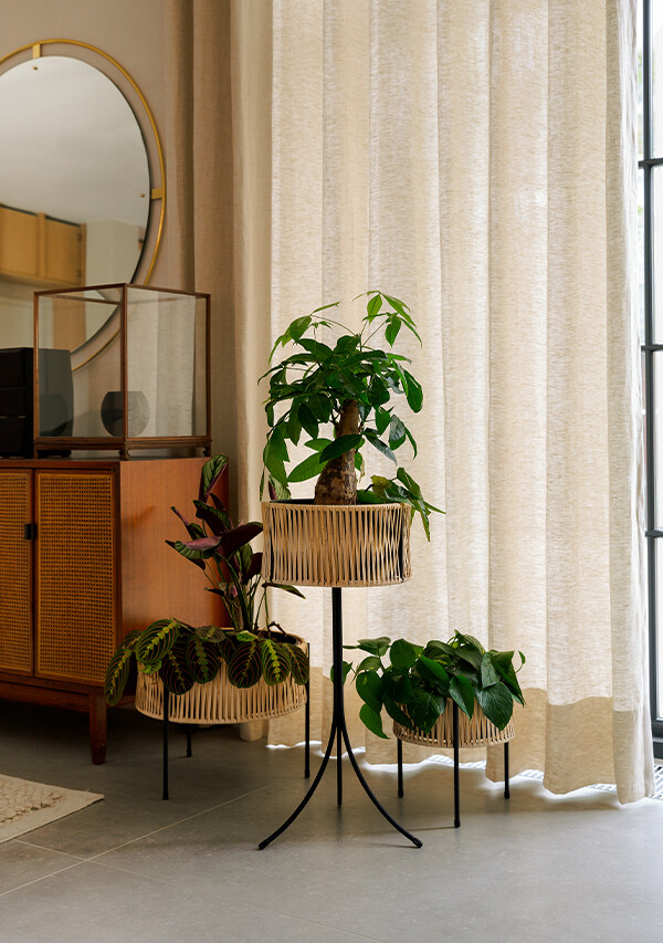 3 different heights of the Audo Copenhagen Umanoff Planter