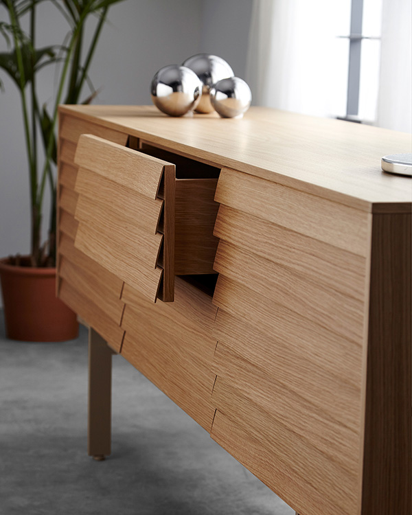 A close up of the Punt Sussex Sideboard