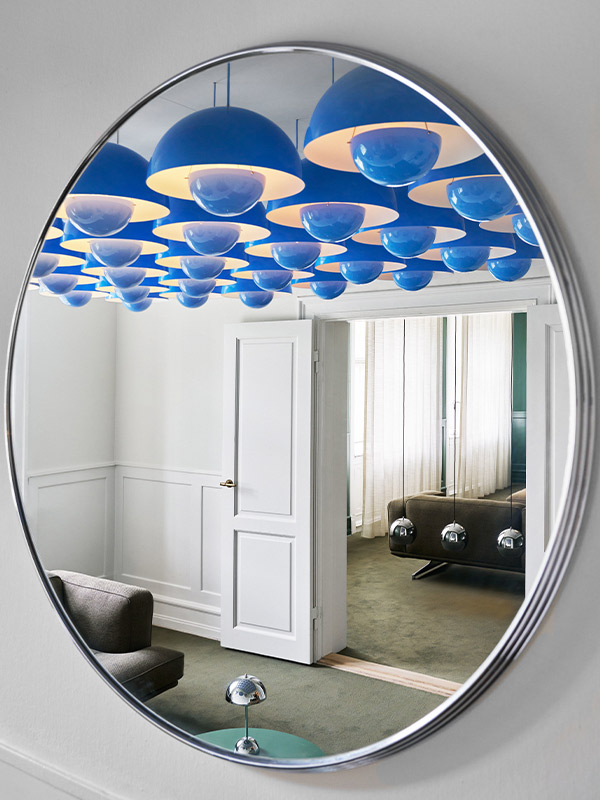 Flowerpot installation in the &Tradition showroom at 3daysofdesign