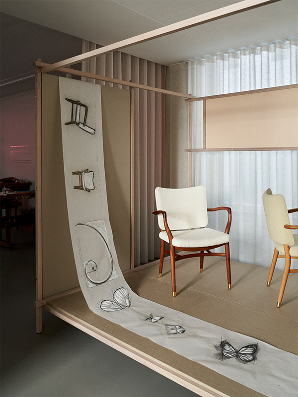 Monarch Chair display at Carl Hansen & Son's showroom