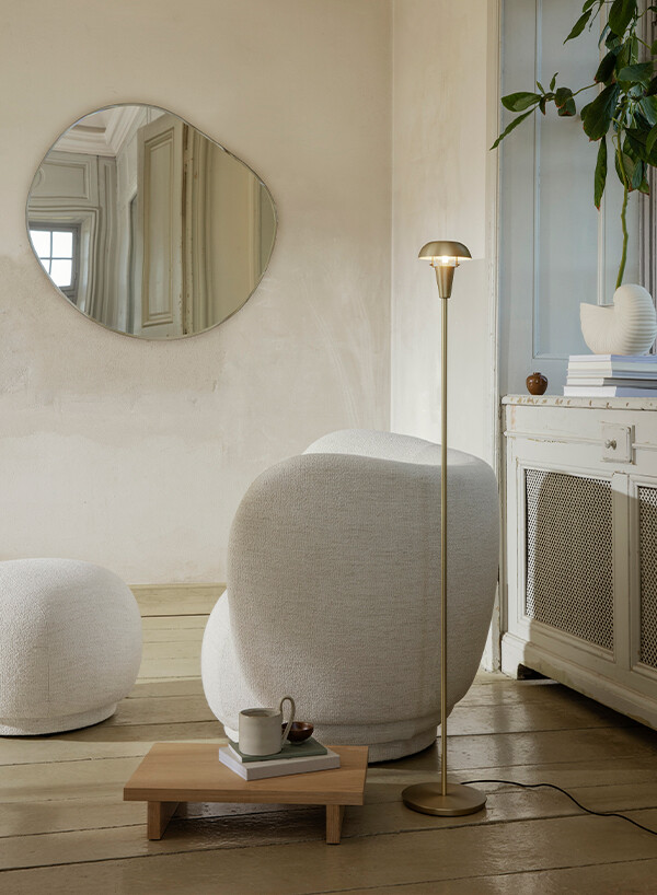 Japandi style room with ferm LIVING Kona Side Table