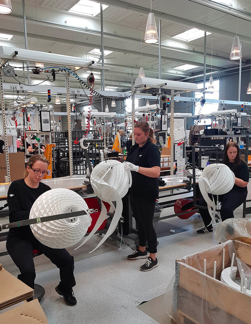 Behind the scenes at Louis Poulsen