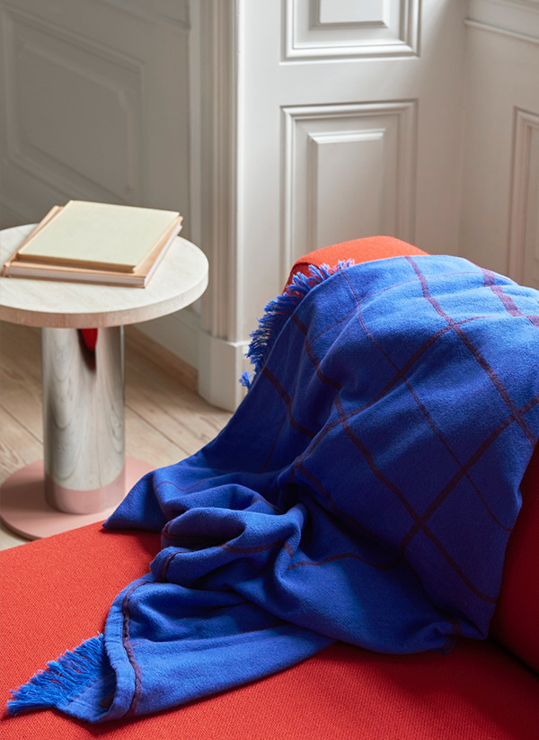 Blue &Tradition AP10 Untitled Throw over a sofa