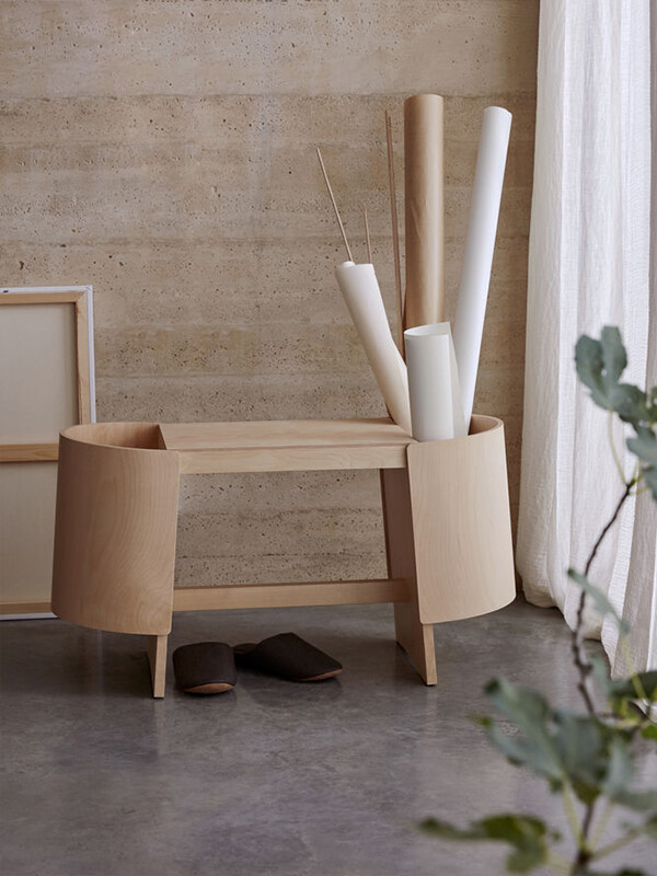 Artek Kiulu Bench in a minimal home