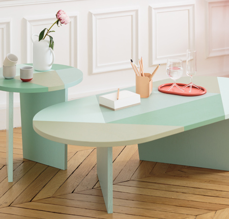 French Fancies — Petite Friture & Hartô — (Harto Elise Coffee Table Green Cameo)