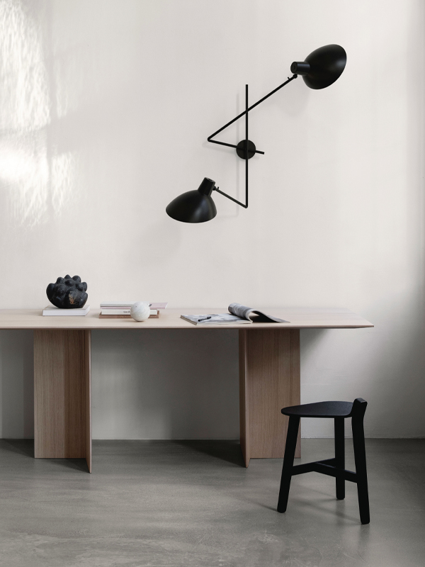 Astep VV Cinquanta Twin Wall Light above a desk
