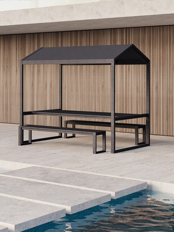 Case Furniture Eos Outdoor Picnic House by a pool