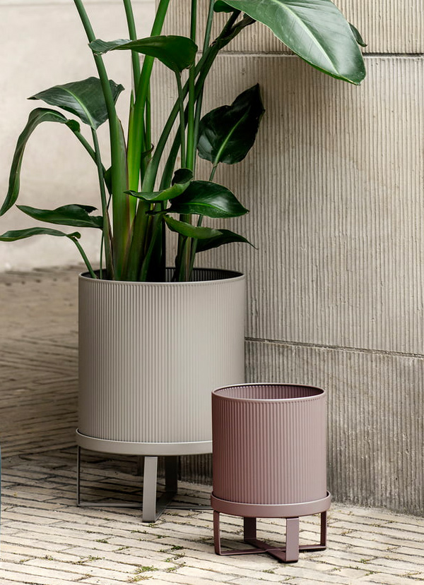 Ferm Living Bau Plant Pots with plants