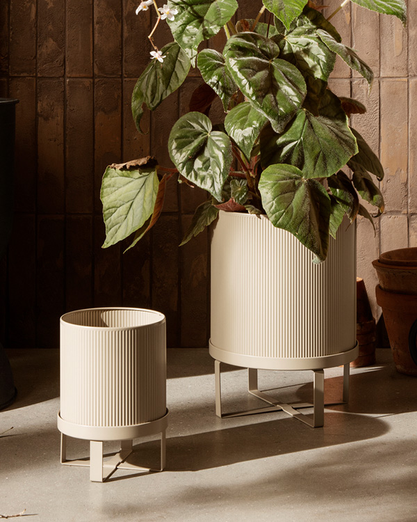 2 Ferm Living Bau Plant Pots