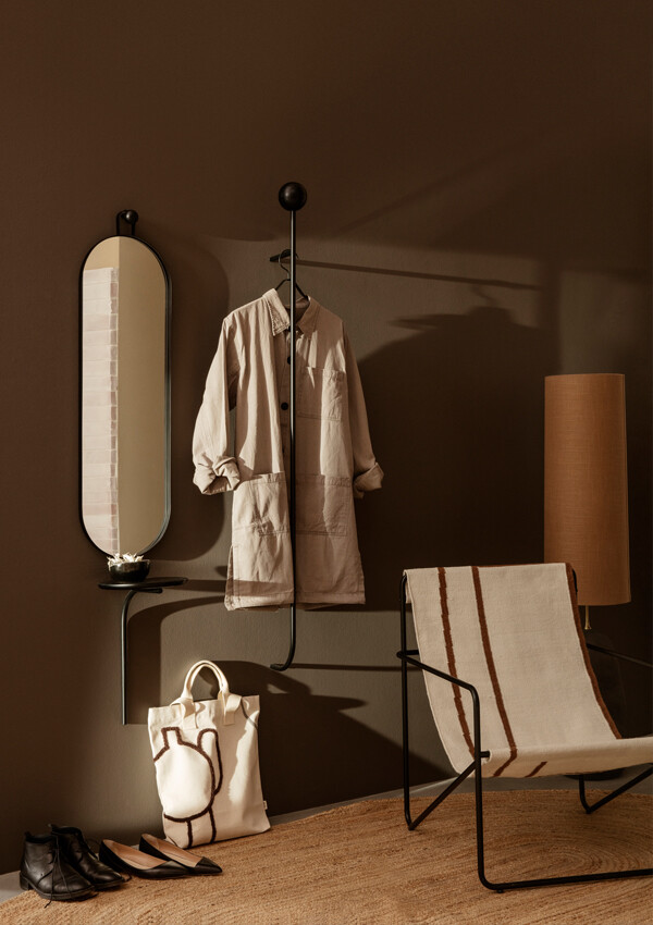 Ferm Living Desert Chair in a hallway