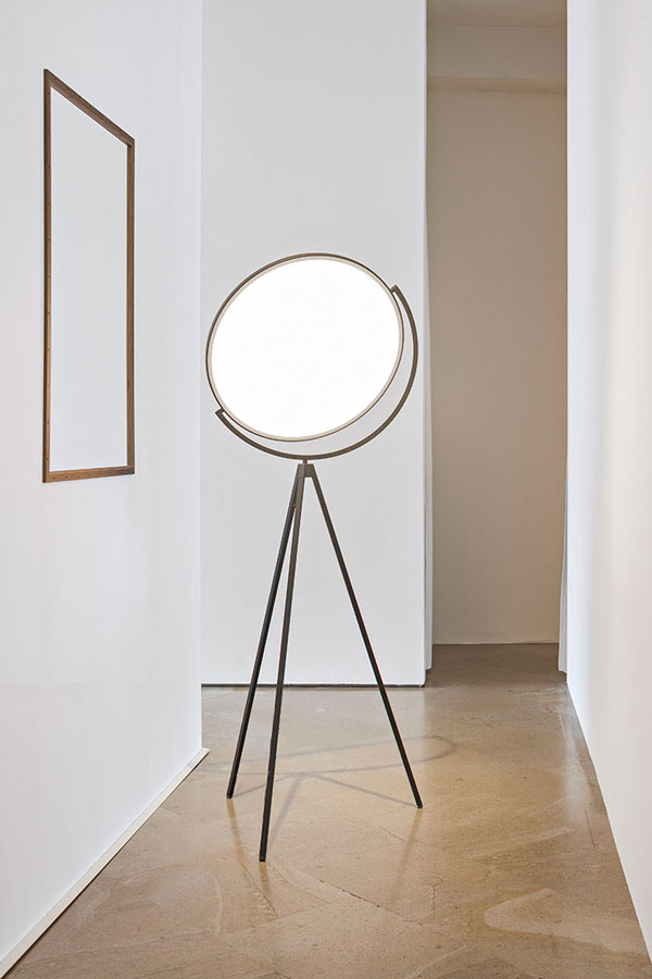 Flos Superloon Floor Lamp in a corridor