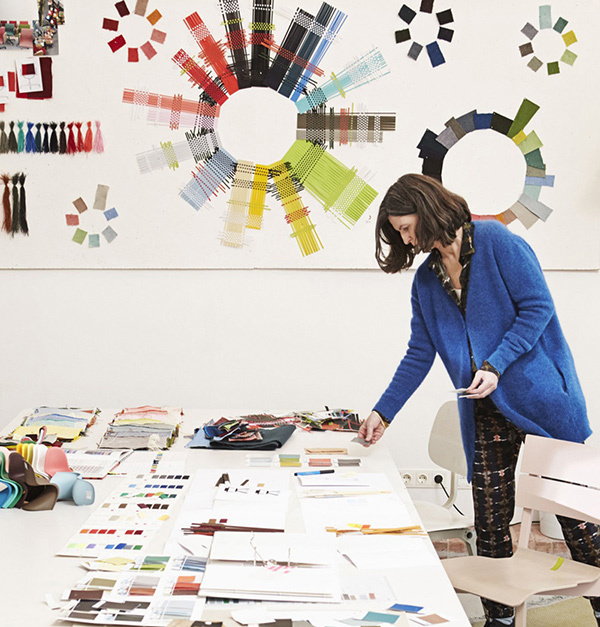 Hella Jongerius at work in her studio