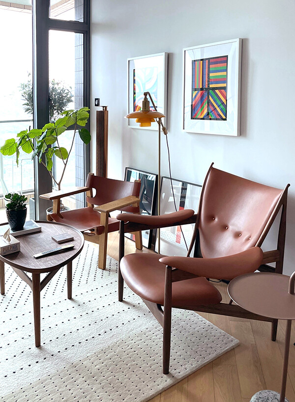 House of Finn Juhl Chieftain Armchair & Fredericia Spanish Chair