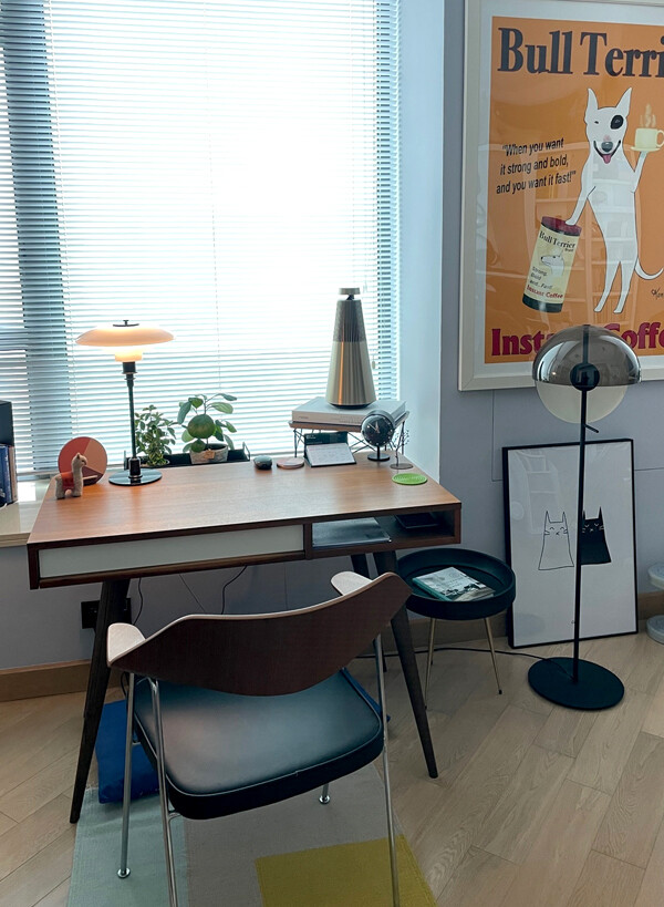 Case Furniture Celine Desk with the 675 Chair