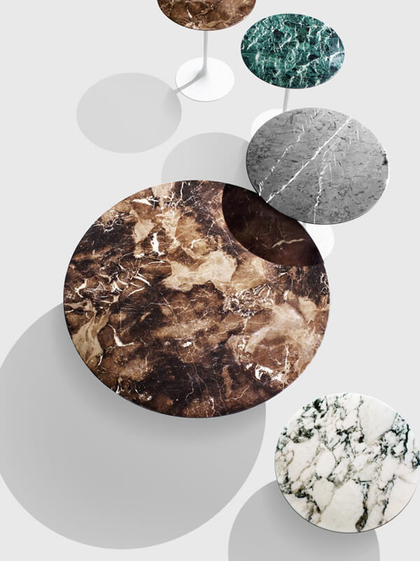 Group of Knoll Saarinen Tulip Tables