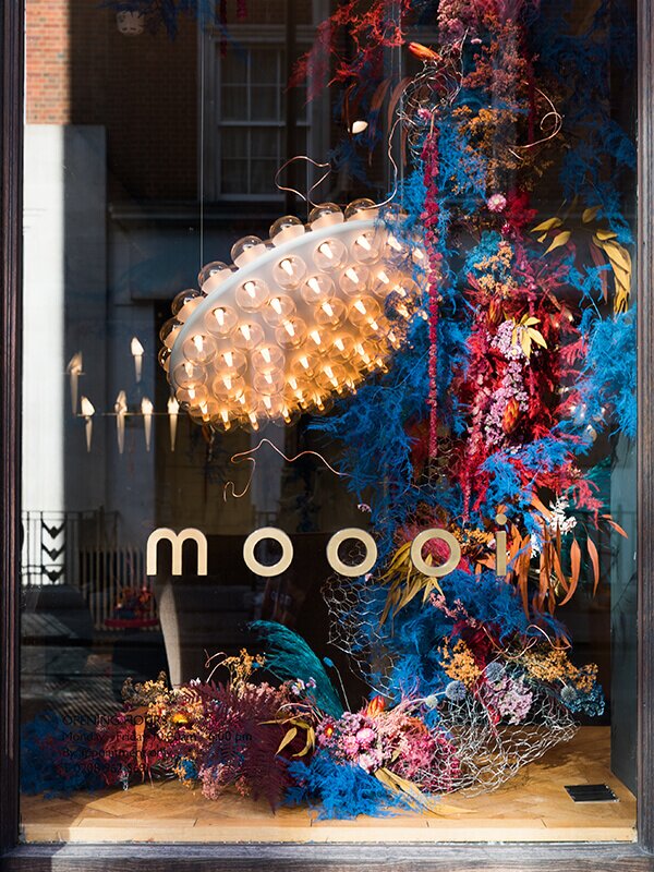 Moooi showroom window display