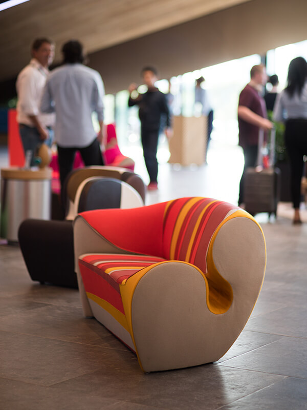 Idiosyncratico featuring Moroso by Martino Gamper