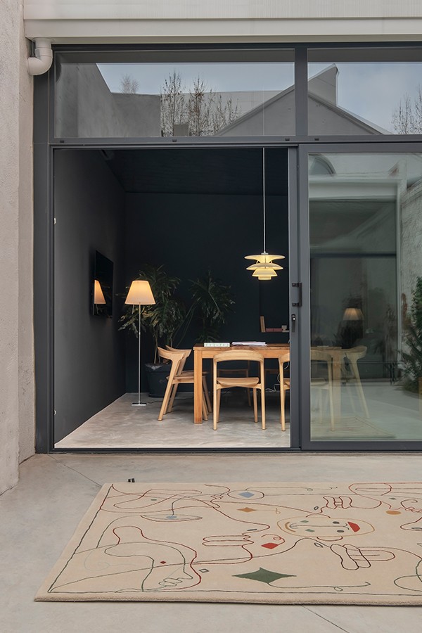 Outdoor space with nanimarquina Outdoor Silhouette Rug